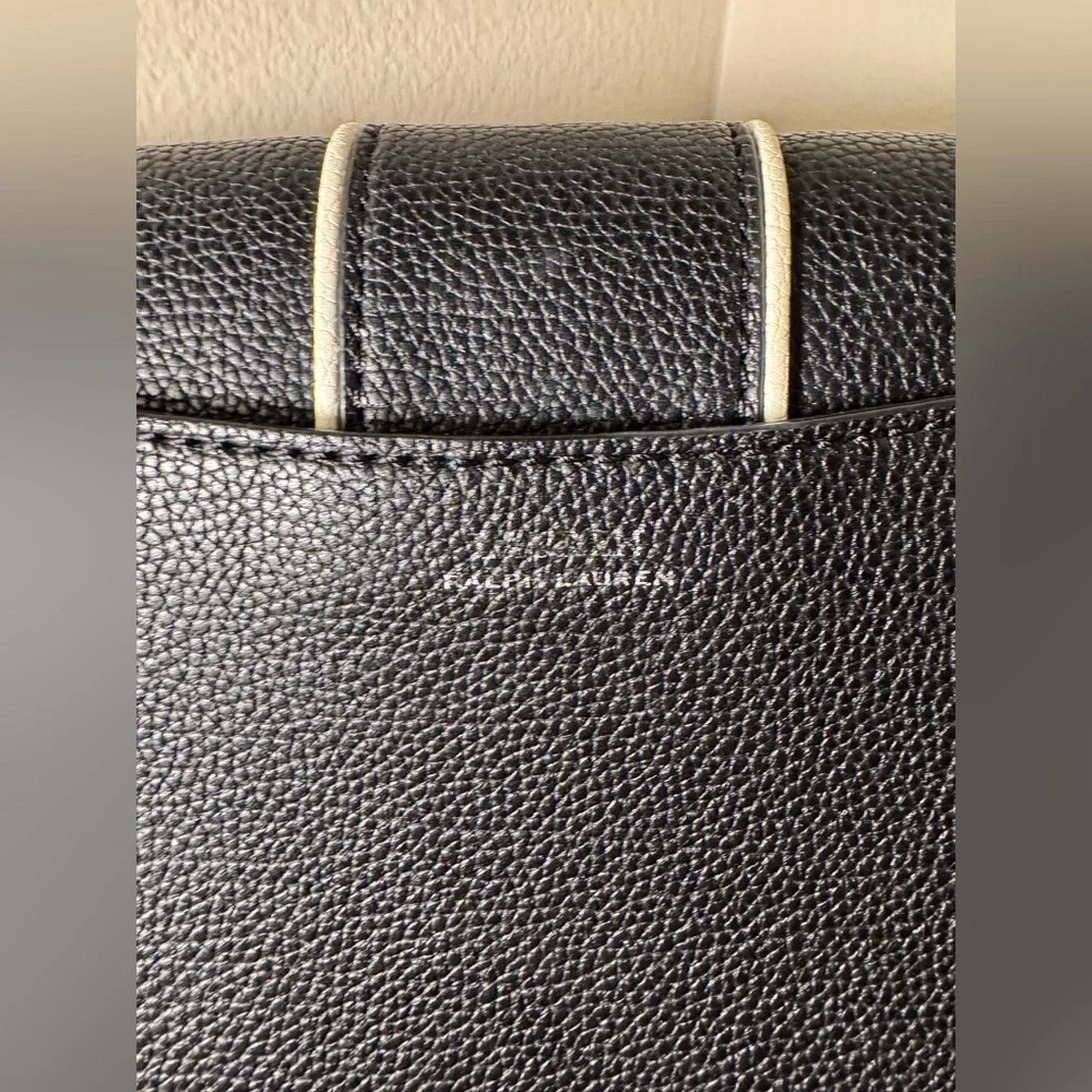 Ralph Lauren Addie Leather Crossbody Bag - Picture 8 of 12